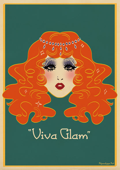 Viva Glam II Art Print Alpacalypse Art