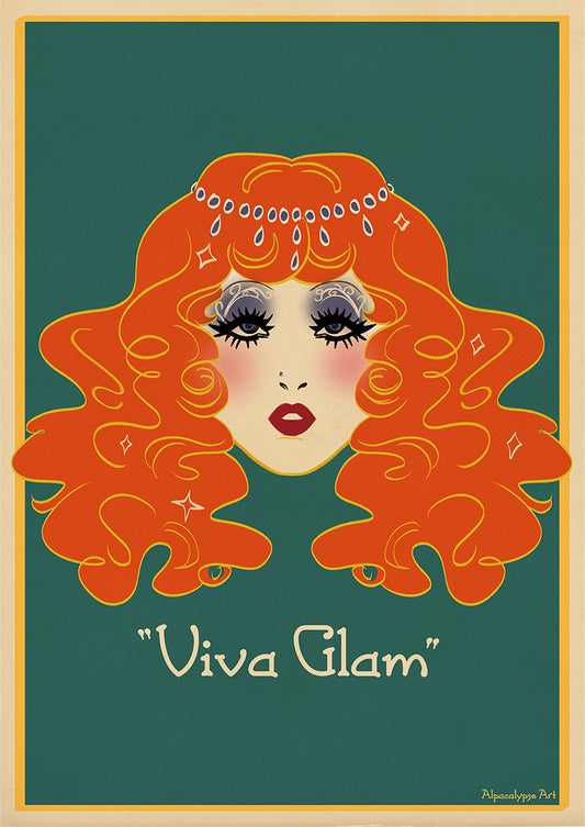 Viva Glam II Art Print Alpacalypse Art