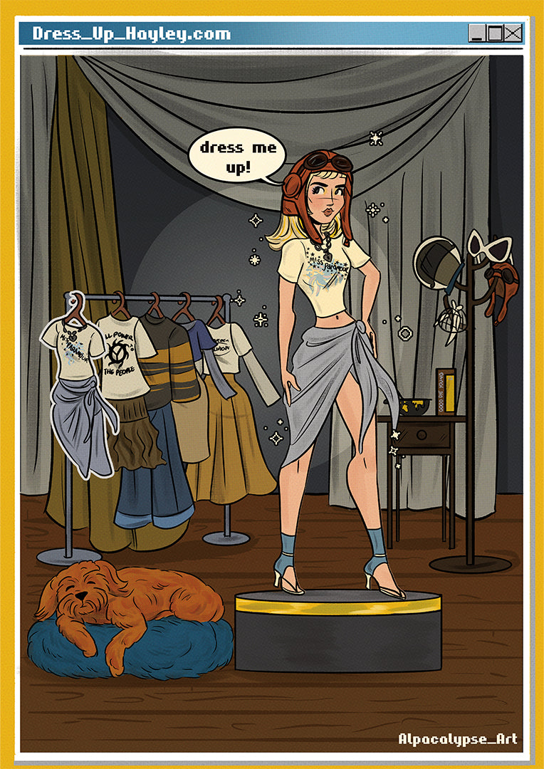 Dress Up Hayley Williams Print Alpacalypse Art