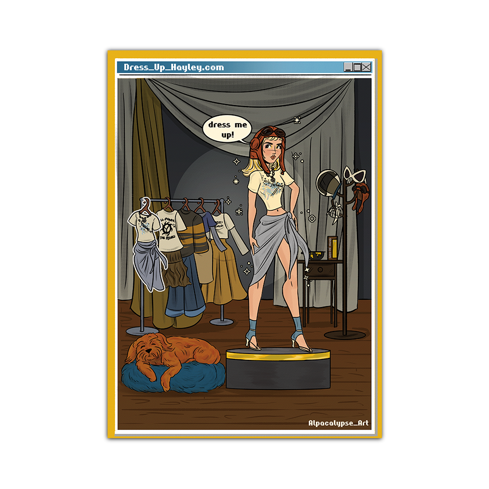 Dress Up Hayley Williams Print Alpacalypse Art