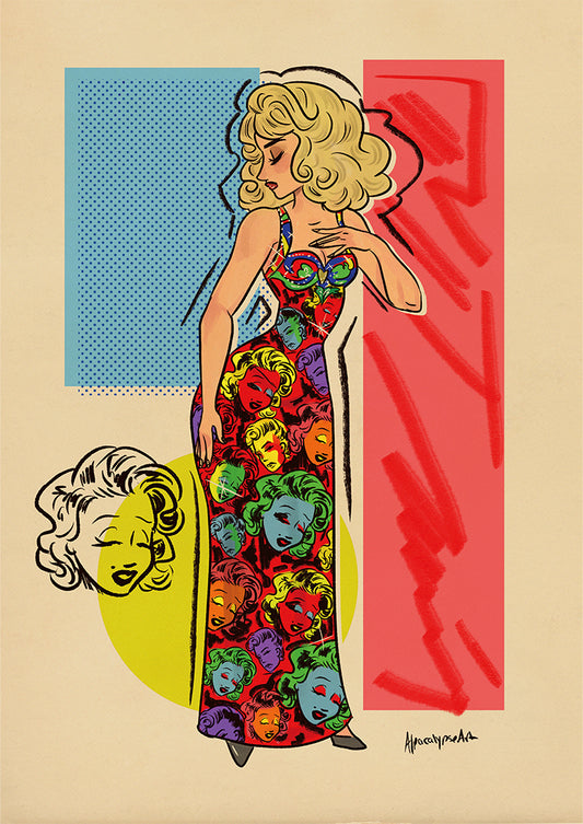Sabrina Versace Print Alpacalypse Art