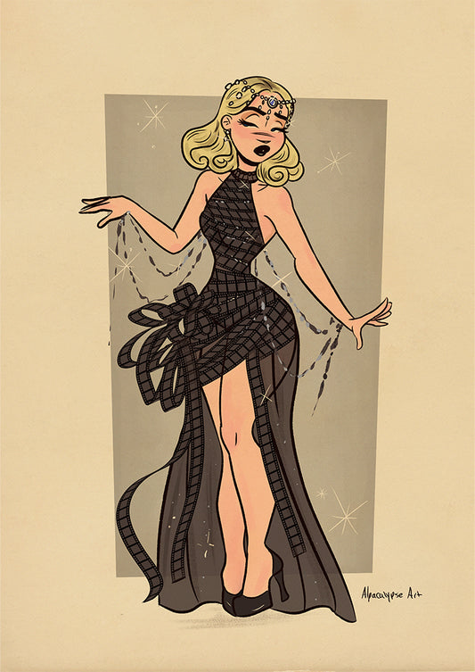 Film Strip Sabrina Print Alpacalypse Art