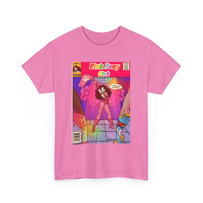 Pink Pony Club Unisex Tee by Alpacalypse Art