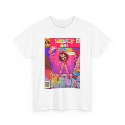 Pink Pony Club Unisex Tee by Alpacalypse Art