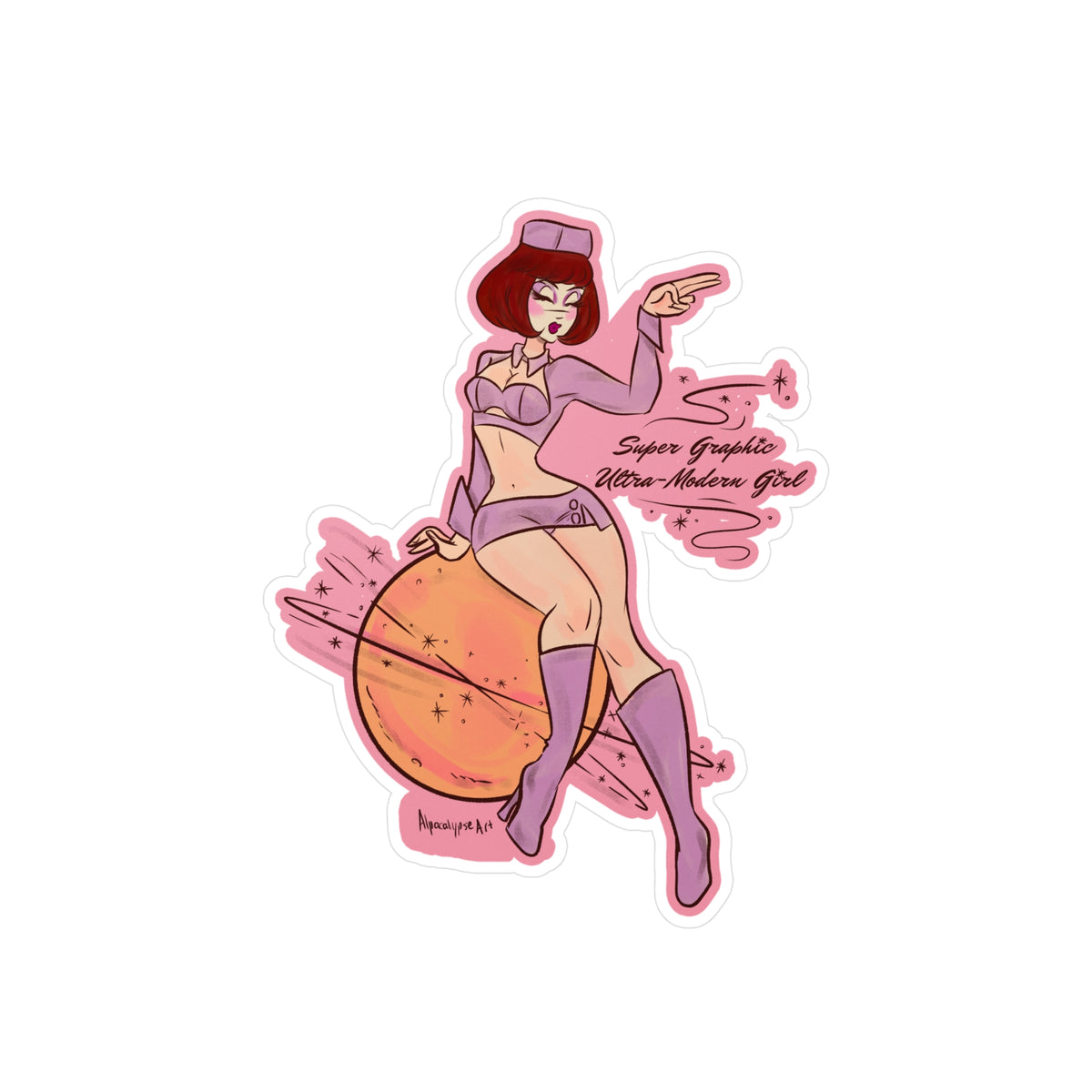 Super Graphic Fifth Element – Chappell Roan sticker by Alpacalypse Art