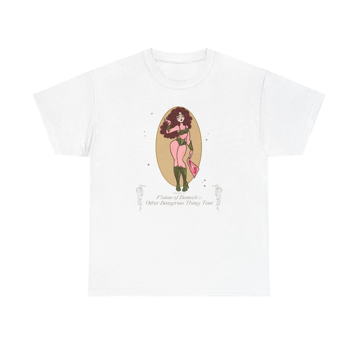 Mermaid Roan Visions of Damsels and Other Dangerous Things T-Shirt — Chappell Roan Tee Printify