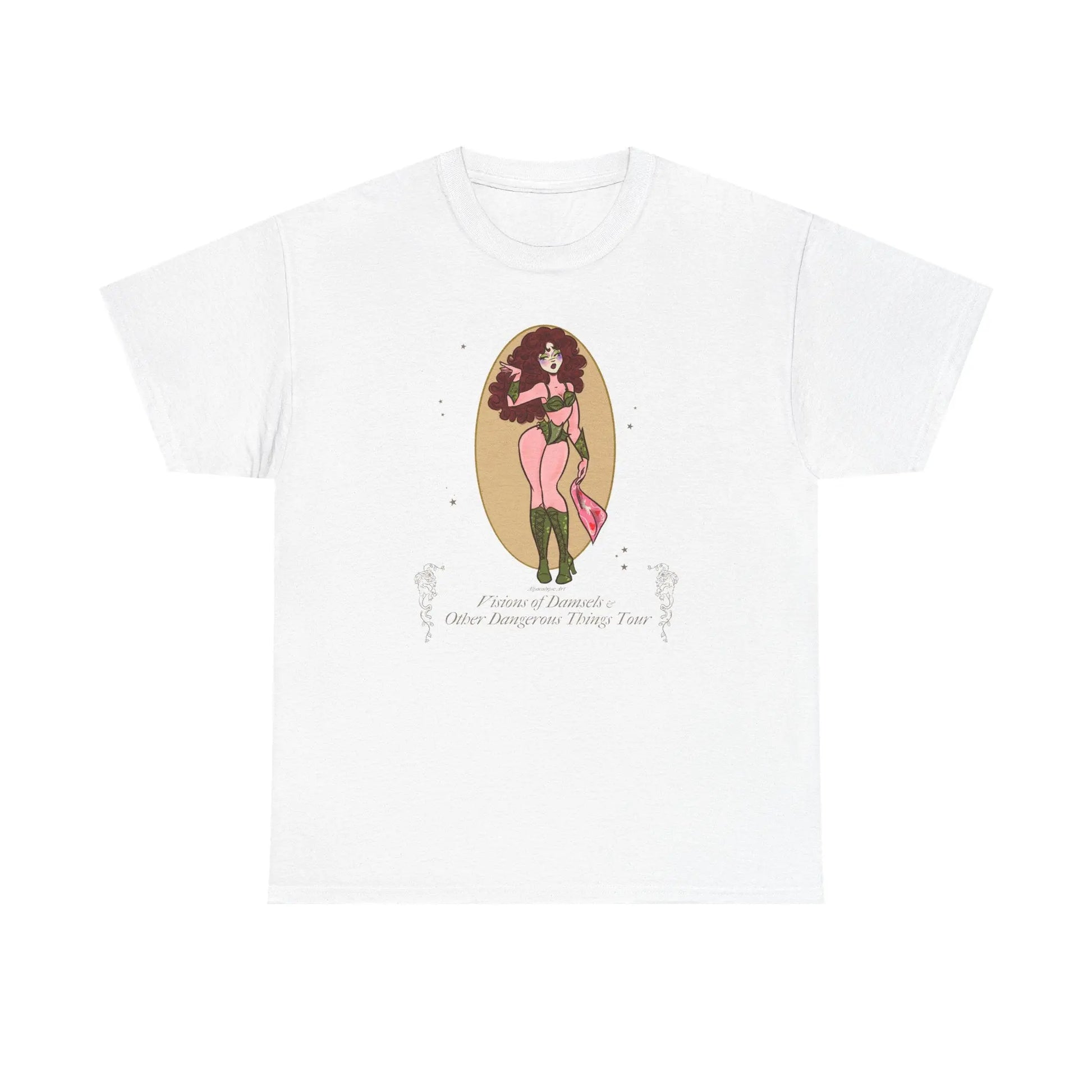 Mermaid Roan Visions of Damsels and Other Dangerous Things T-Shirt — Chappell Roan Tee Printify