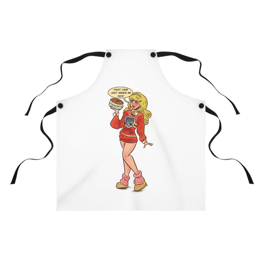 Fruit Cake Just Makes Me Sick Baking Apron