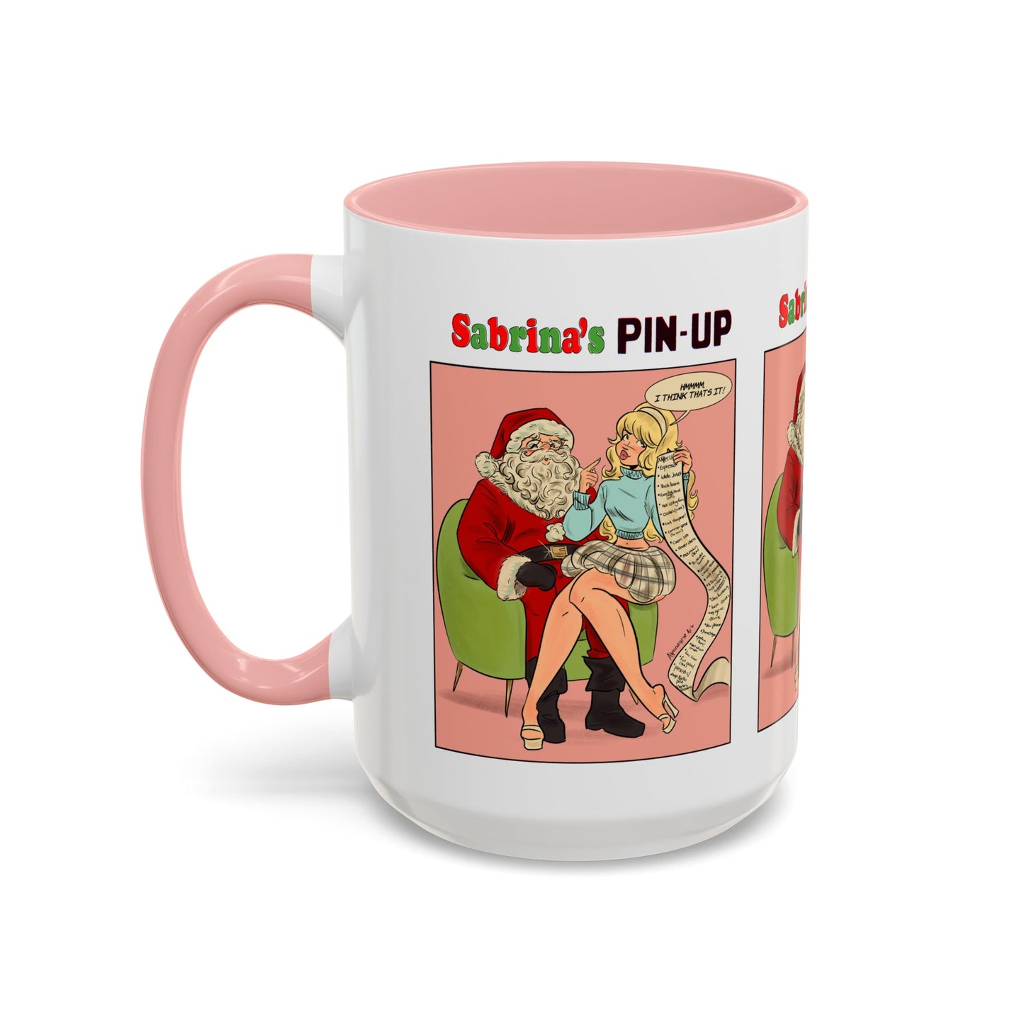 Sabrin'a Pin Up Christmas Mug