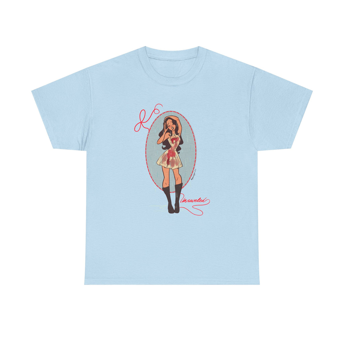 Olivia Rodrigo's Disappearing Dress Unisex Tee Printify