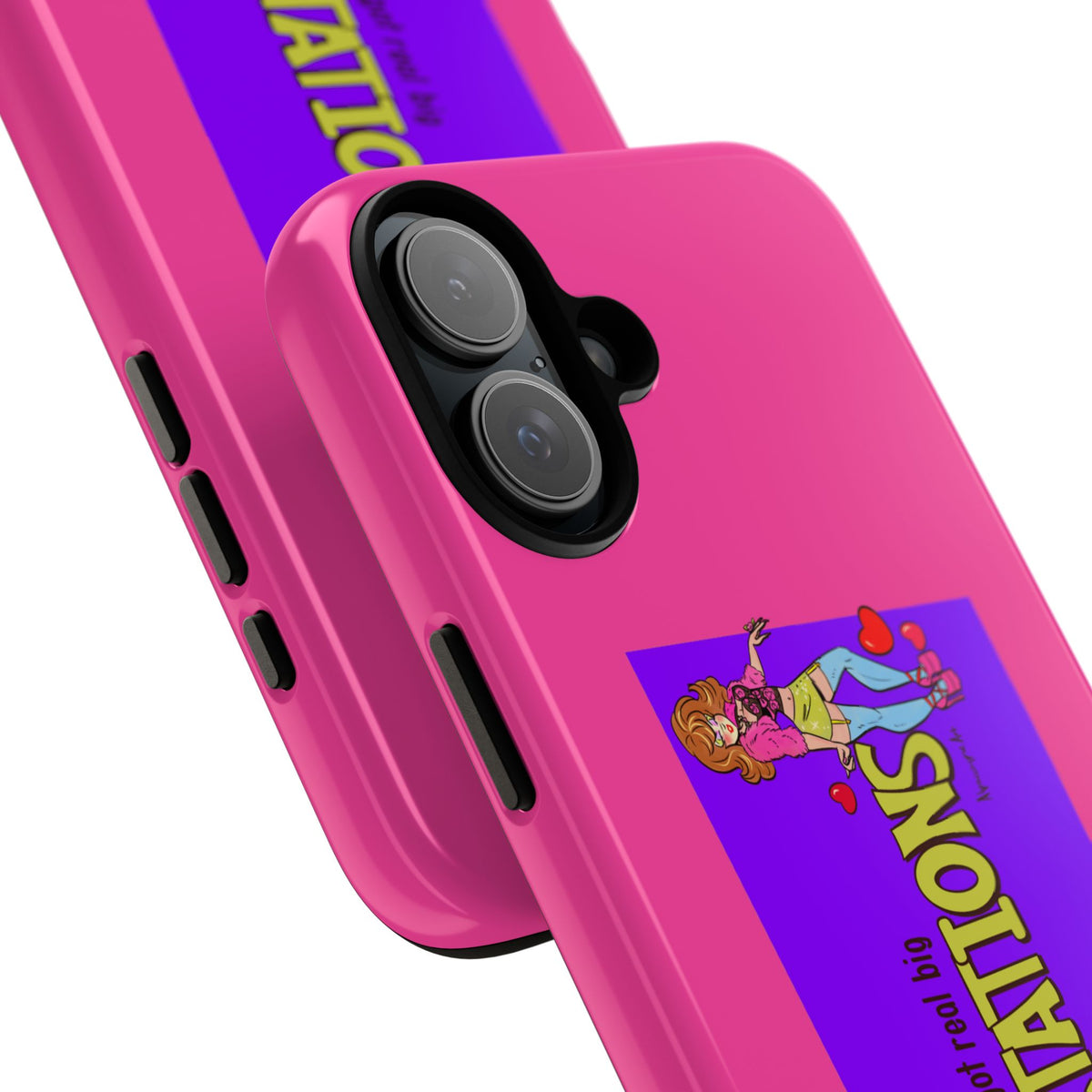 Expectations – Olivia Rodrigo & Chappell Roan phone case by Alpacalypse Art