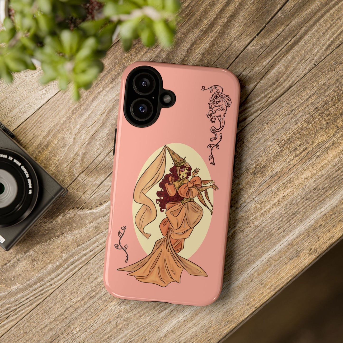 Pink Pony Phone Case Alpacalypse Art