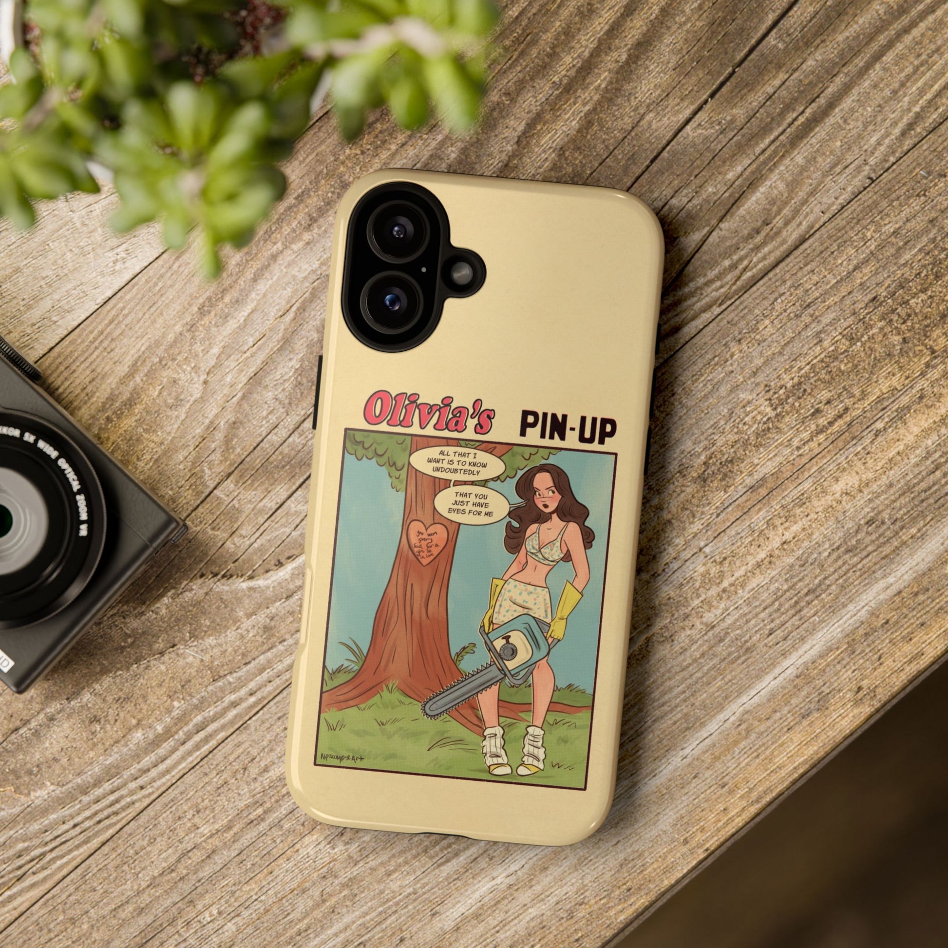 Begged Tree Phone Case Alpacalypse Art