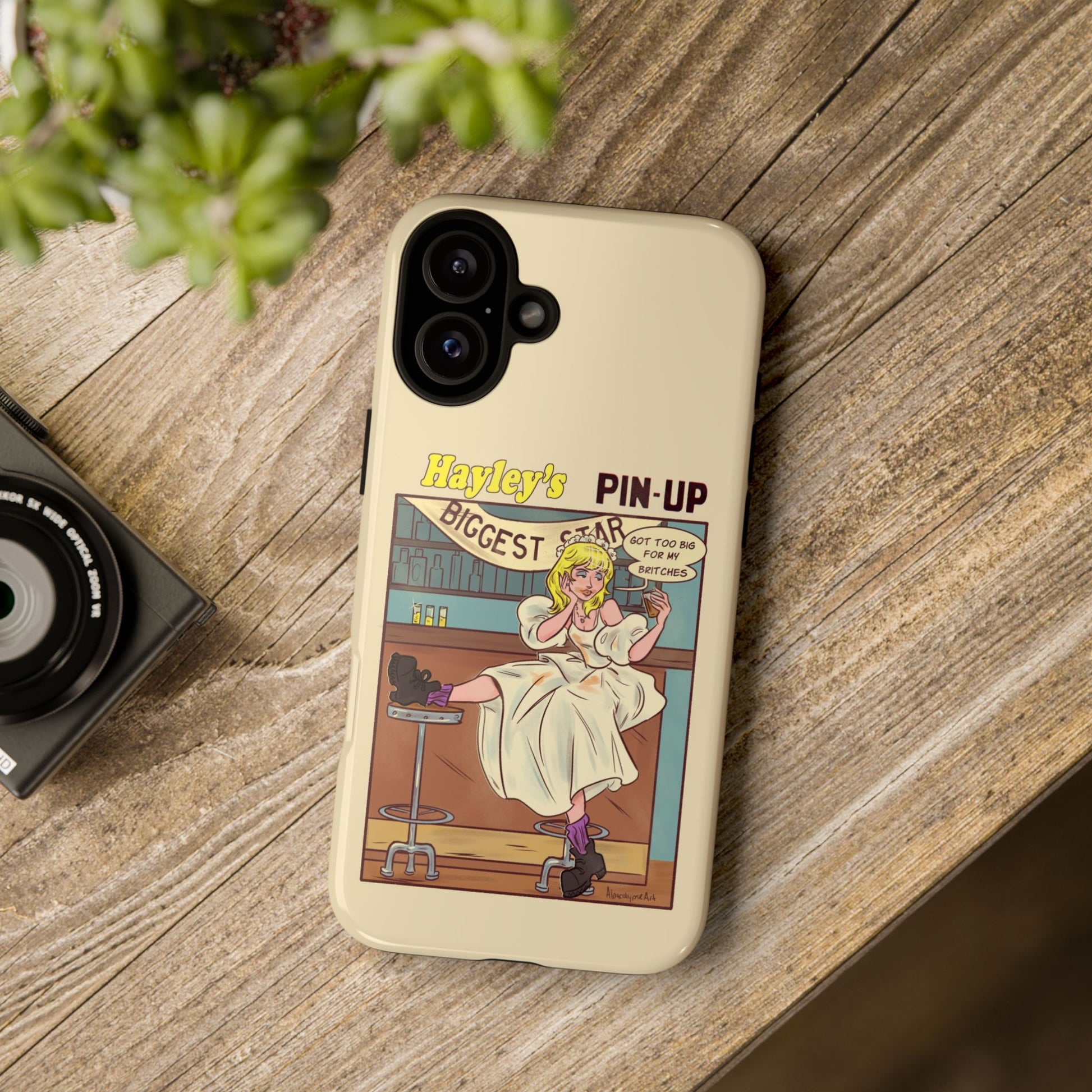 Hayley Williams Bachelorette Phone Case Alpacalypse Art