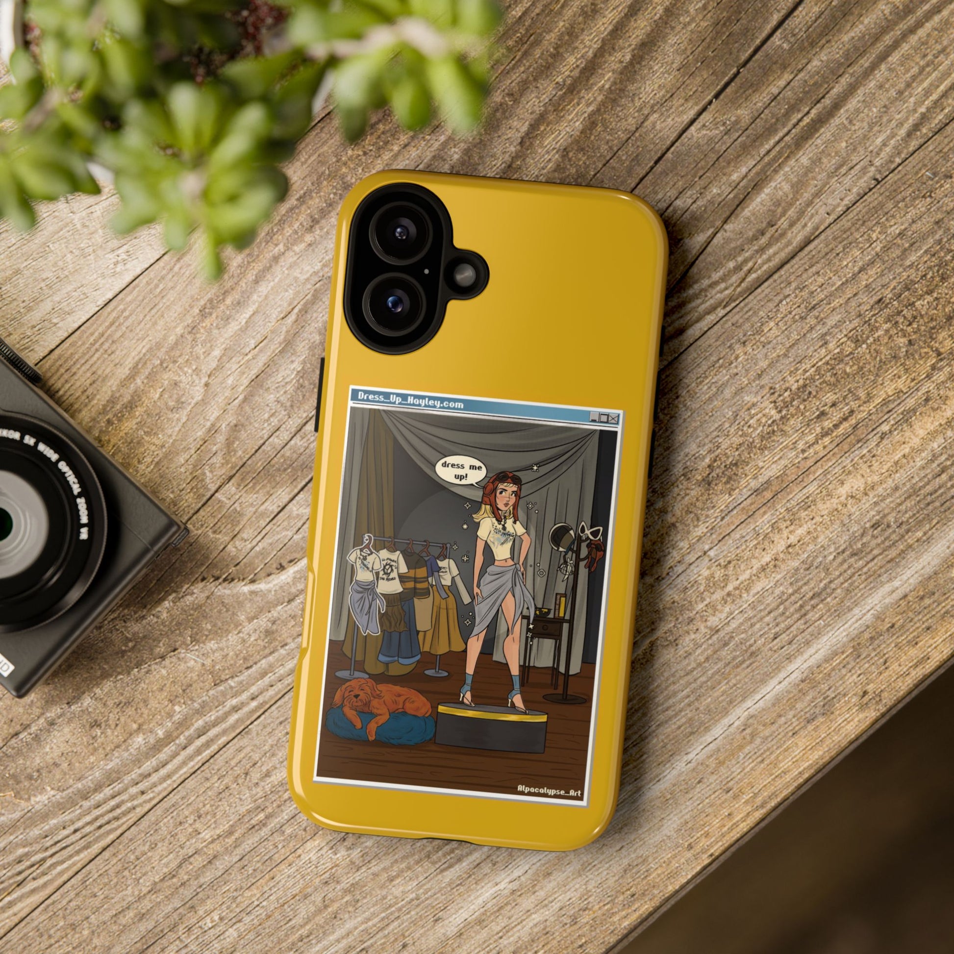 Dress Up Hayley Phone Case Alpacalypse Art