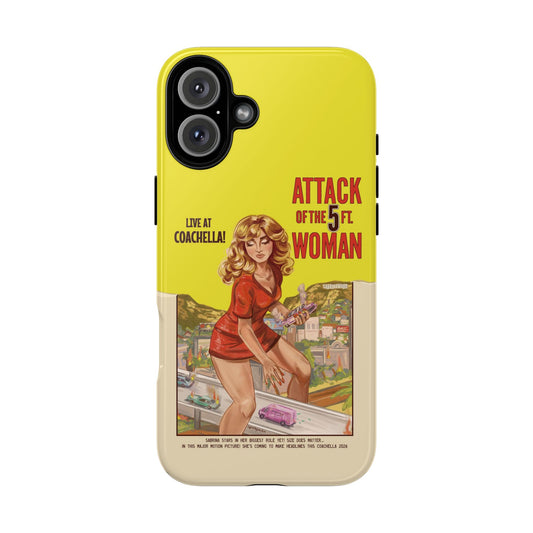 5ft Woman Phone Case Alpacalypse Art