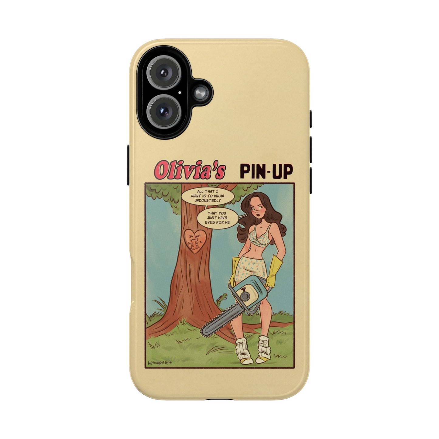 Begged Tree Phone Case Alpacalypse Art