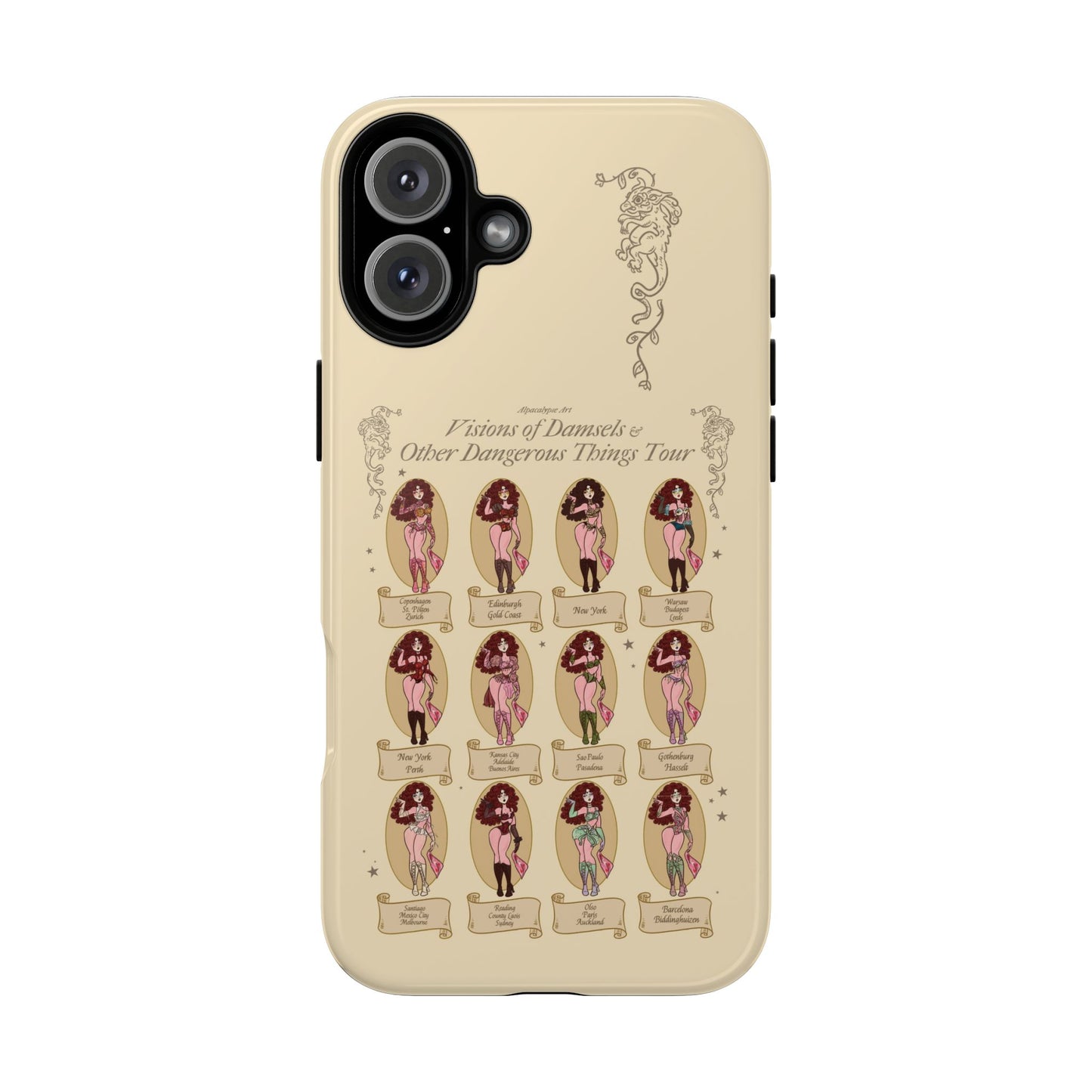 Chappell Roan Tour Phone Case Alpacalypse Art