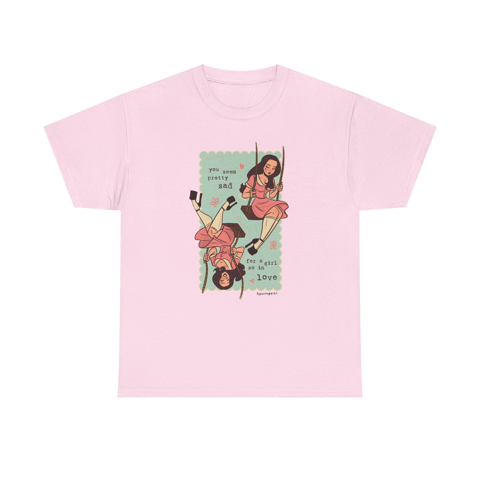 Olivia Rodrigo Swing Unisex Tee Alpacalypse Art