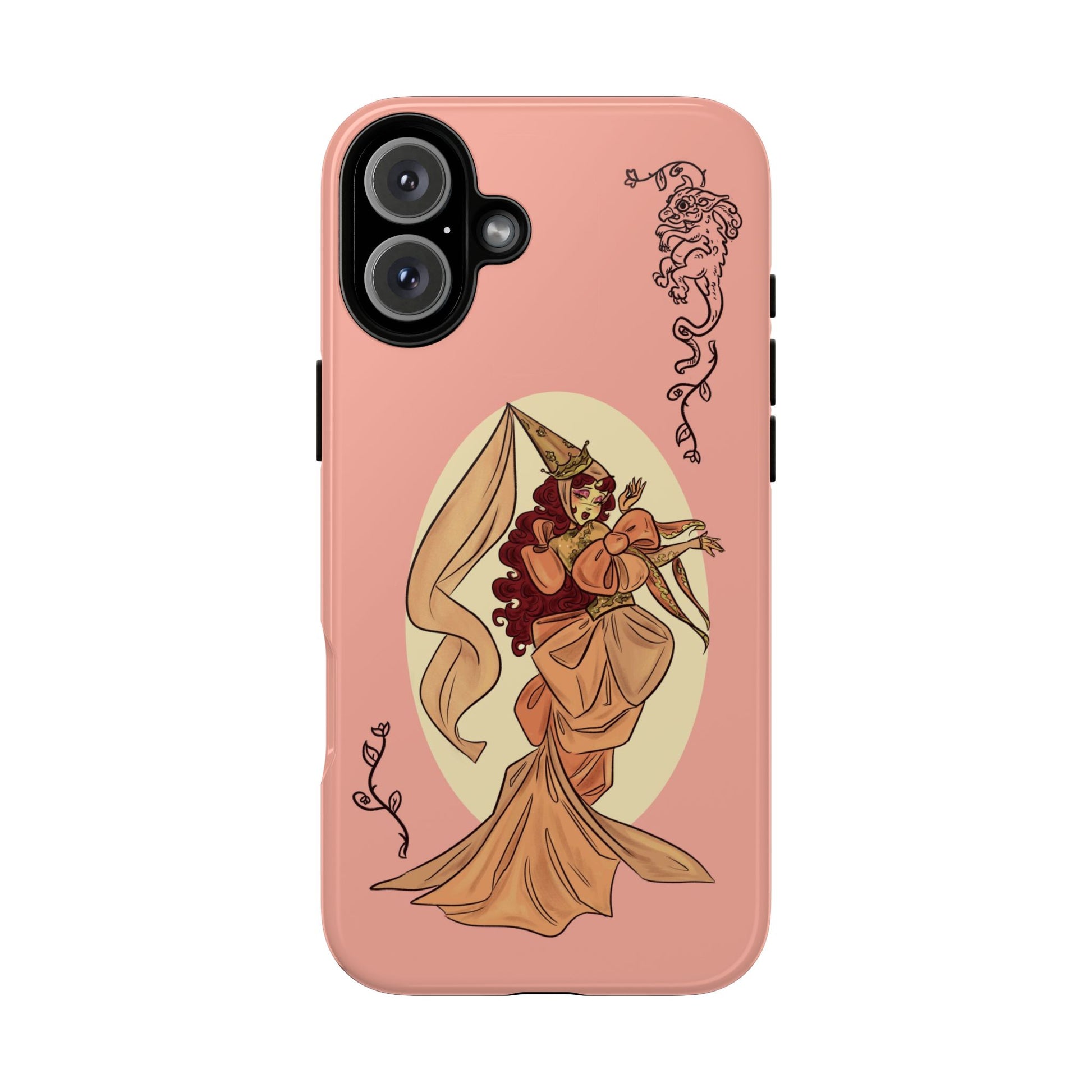 Pink Pony Phone Case Alpacalypse Art