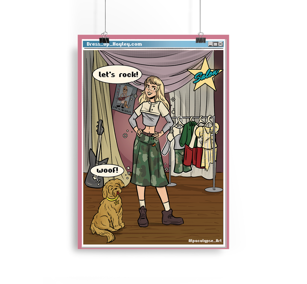 Hayley Williams Show Art Print Alpacalypse Art
