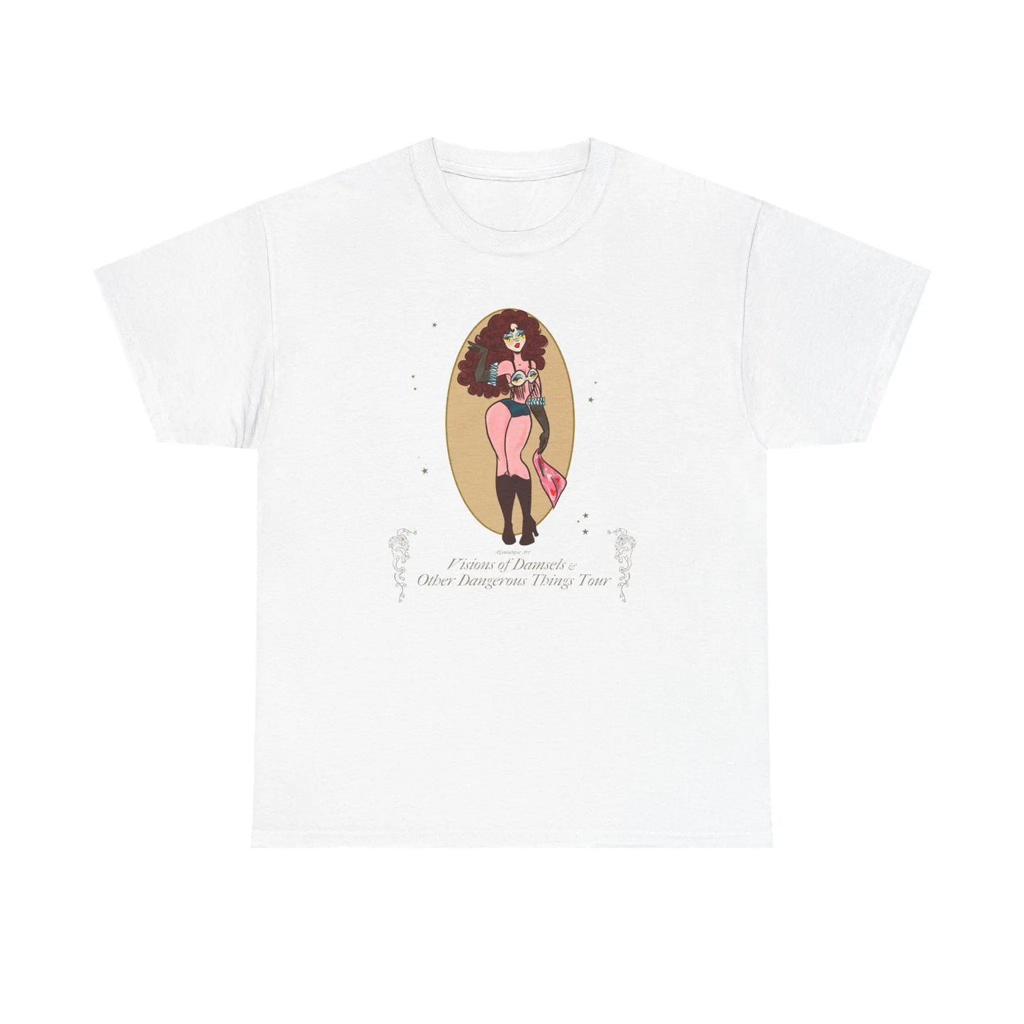Visions of Damsels & Other Dangerous Things Tee Collection Alpacalypse Art