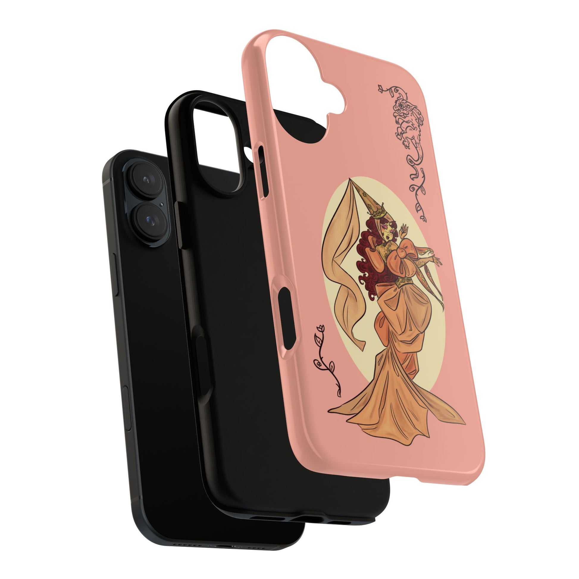 Pink Pony Phone Case Alpacalypse Art