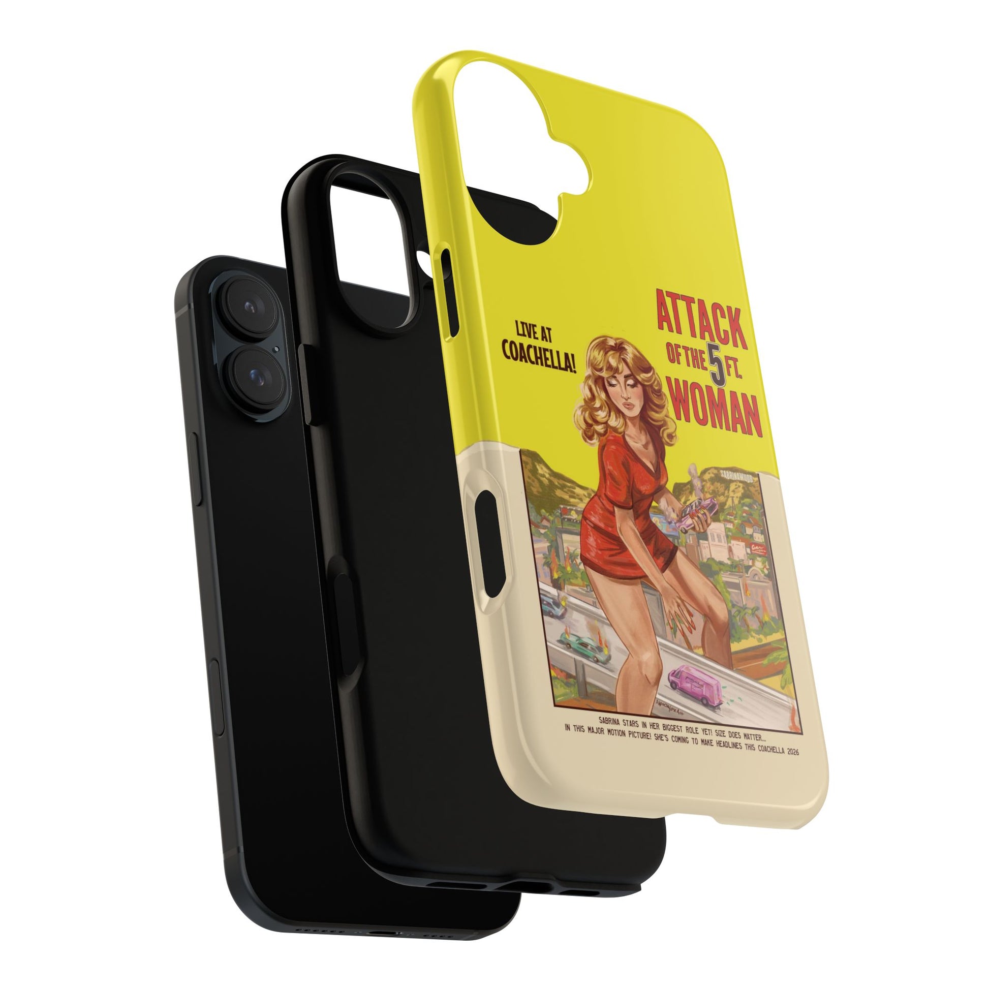 5ft Woman Phone Case Alpacalypse Art