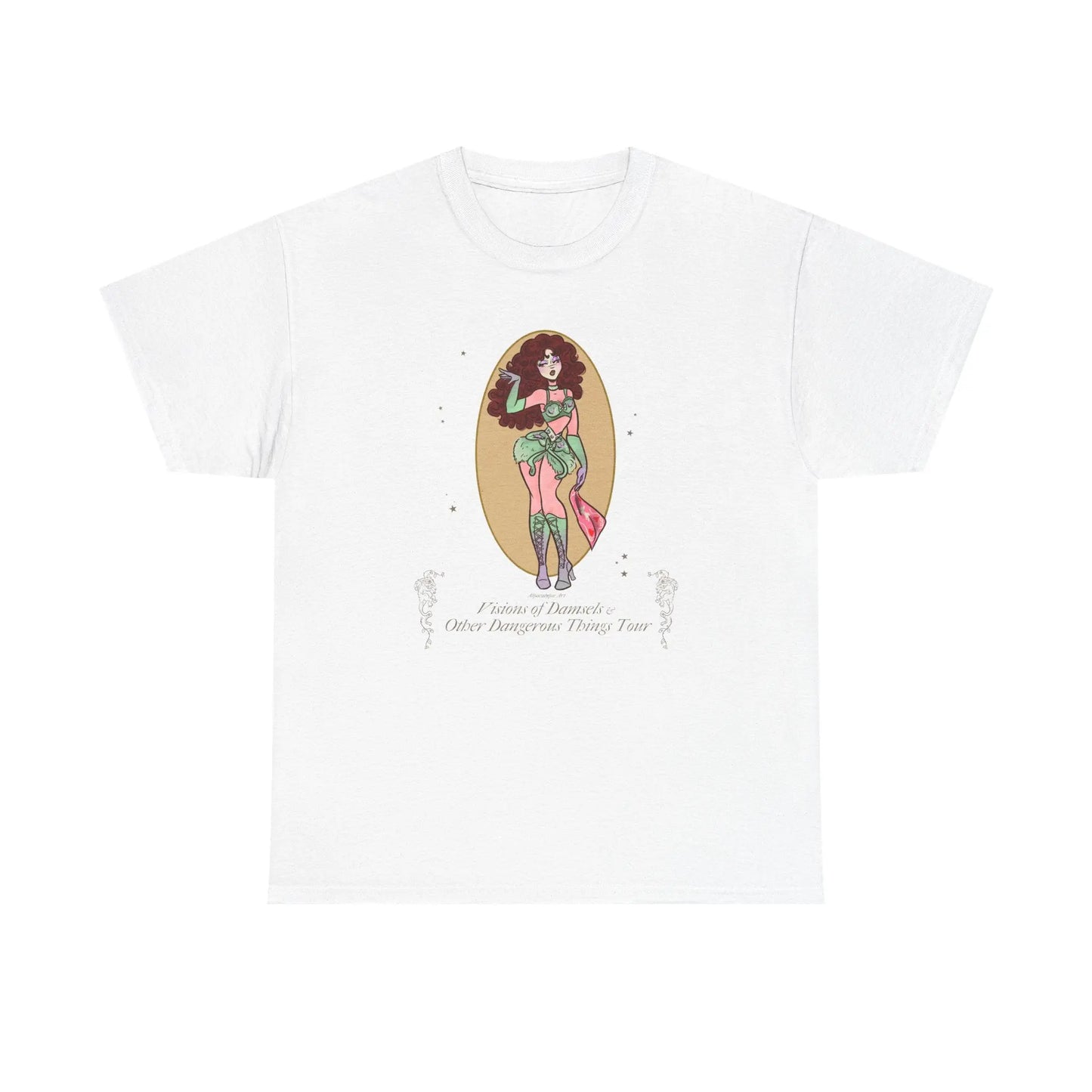 Visions of Damsels & Other Dangerous Things Tee Collection Alpacalypse Art