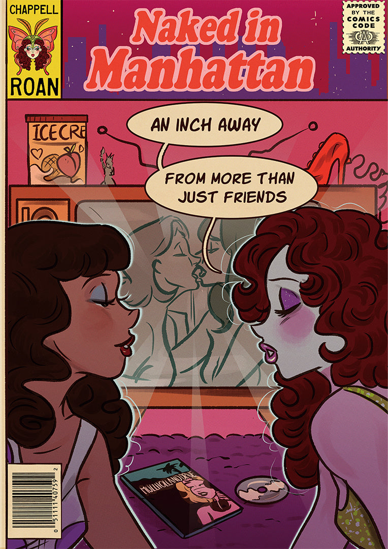 Naked In Manhattan Cover Print Alpacalypse Art