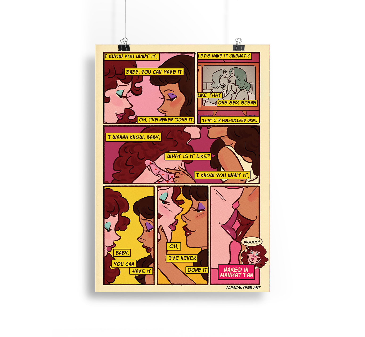 Chappell Roan's Naked In Manhattan Comic (Page 4) Alpacalypse Art