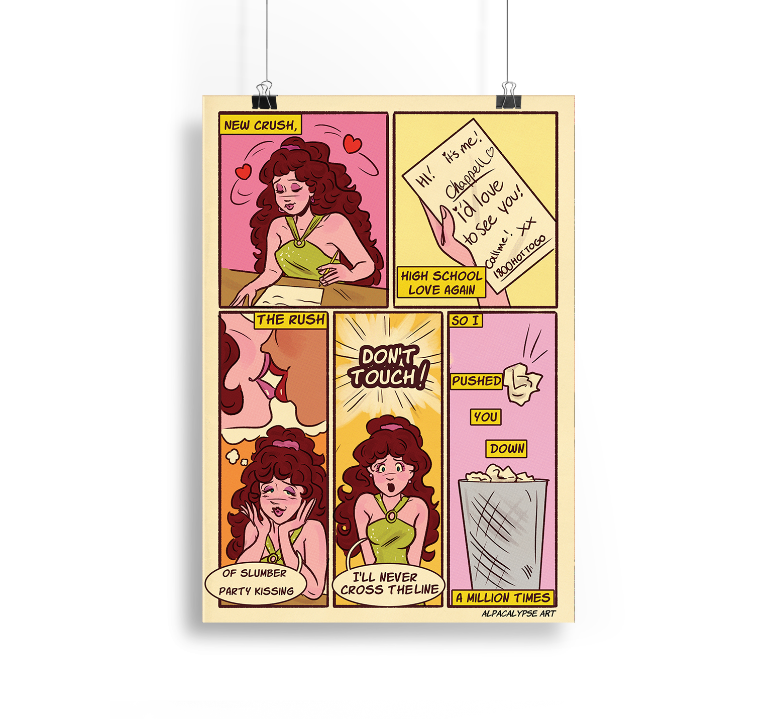 Chappell Roan's Naked In Manhattan Comic (Page 1) Alpacalypse Art