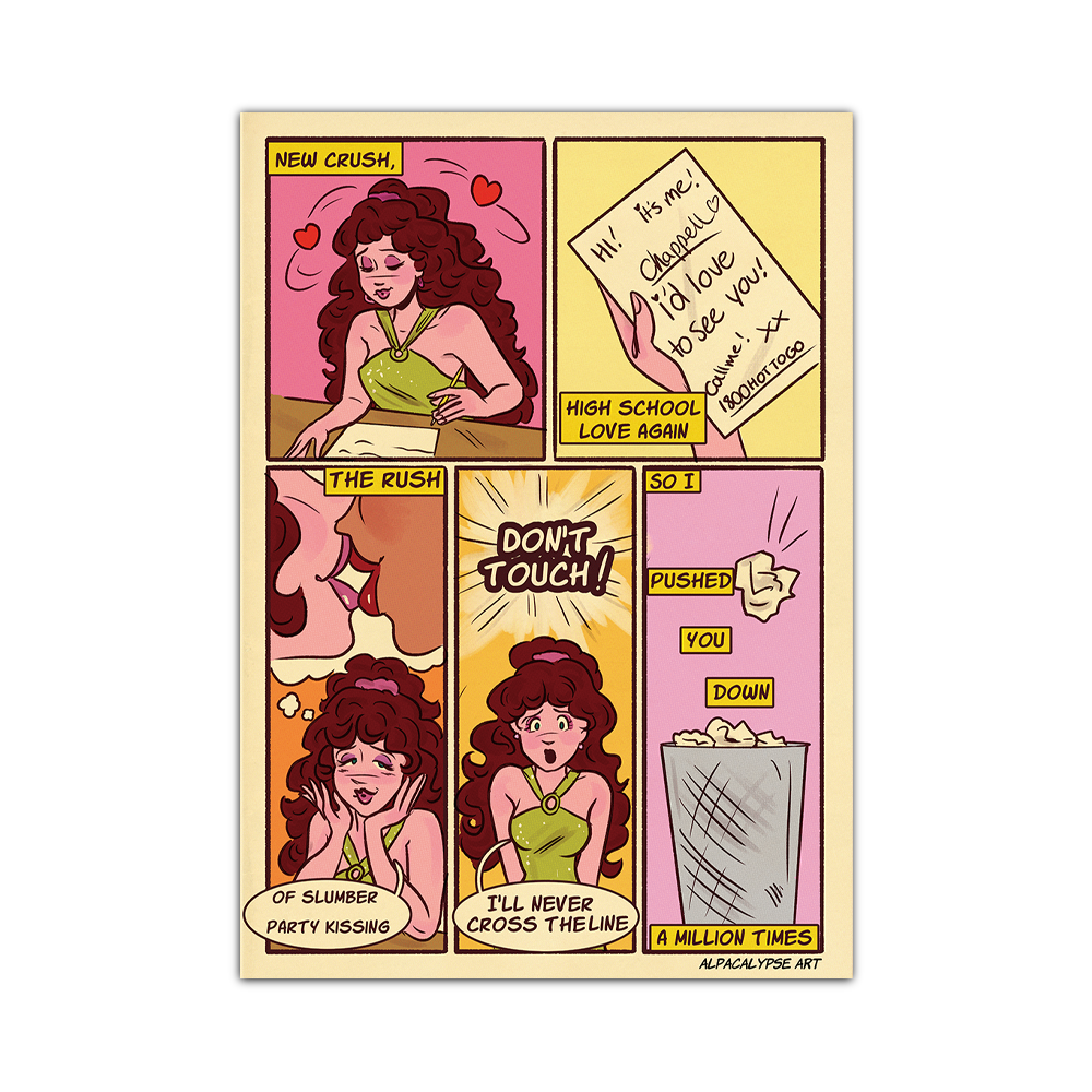 Chappell Roan's Naked In Manhattan Comic (Page 1) Alpacalypse Art