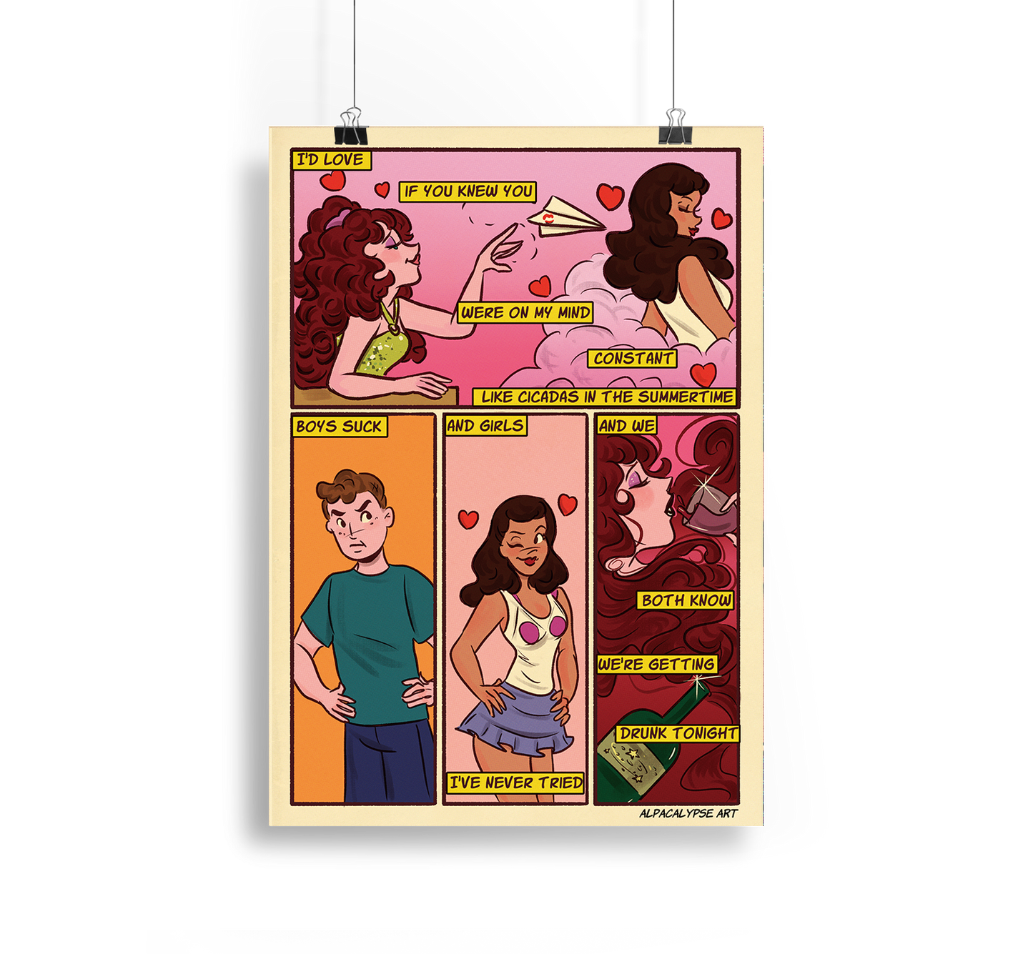 Chappell Roan's Naked In Manhattan Comic (Page 2) Alpacalypse Art