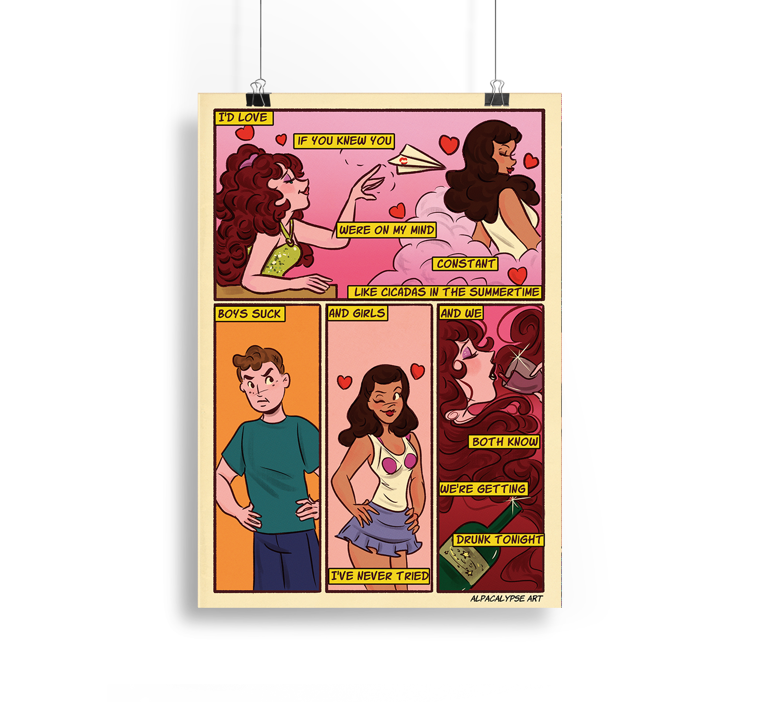 Chappell Roan's Naked In Manhattan Comic (Page 2) Alpacalypse Art