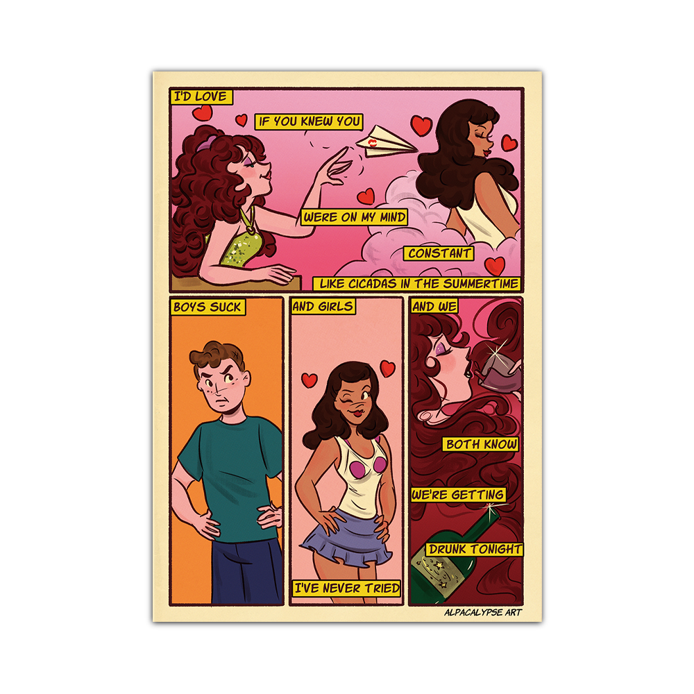 Chappell Roan's Naked In Manhattan Comic (Page 2) Alpacalypse Art