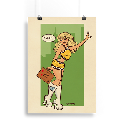 Sabrina Taxi Print