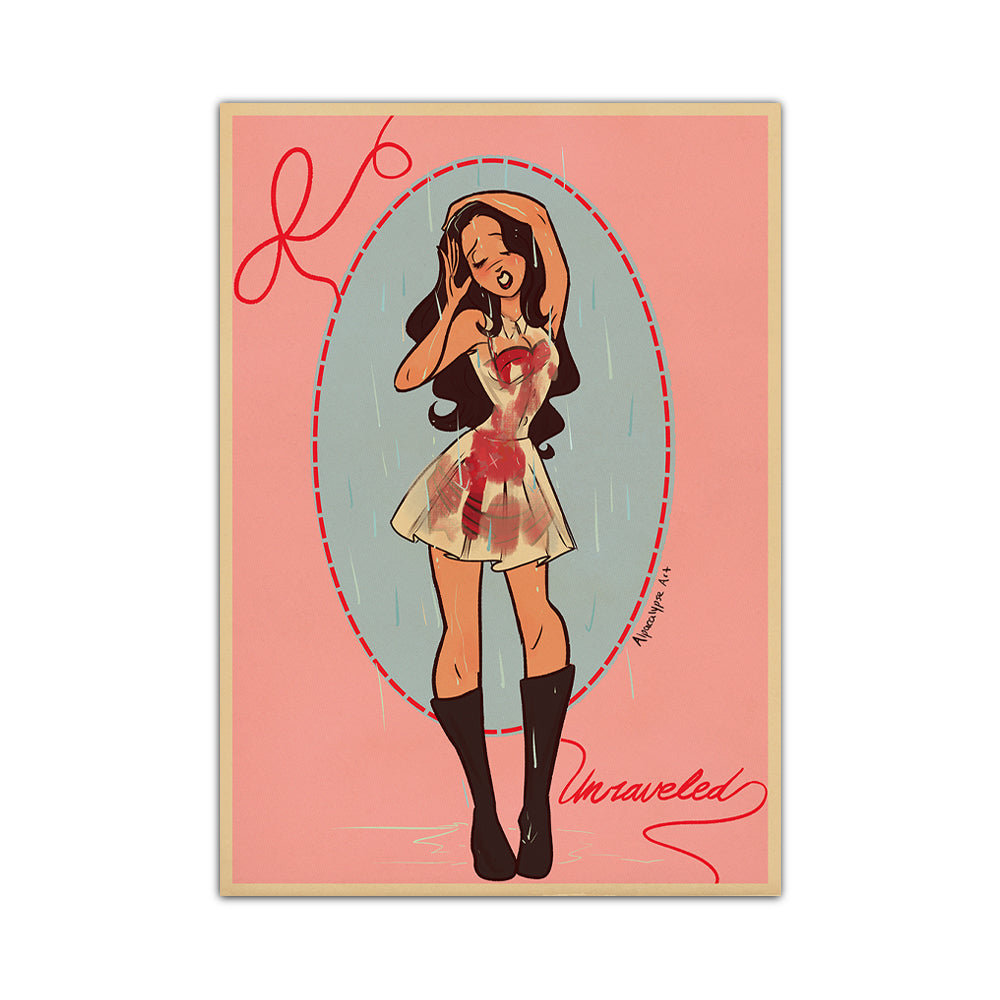 Olivia Rodrigo's Unraveled Art Print Alpacalypse Art