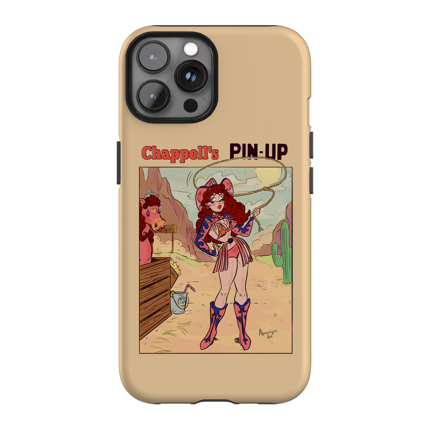 Pink Pony Club Phone Case By Alpacalypse Art