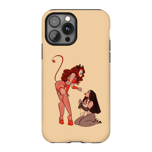 Devil Phone Case By Alpacalypse Art