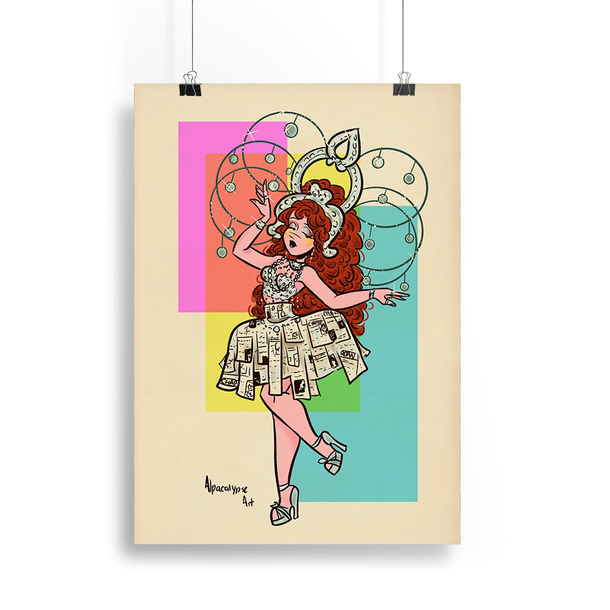 Hall Of Fame Chappell Print Alpacalypse Art