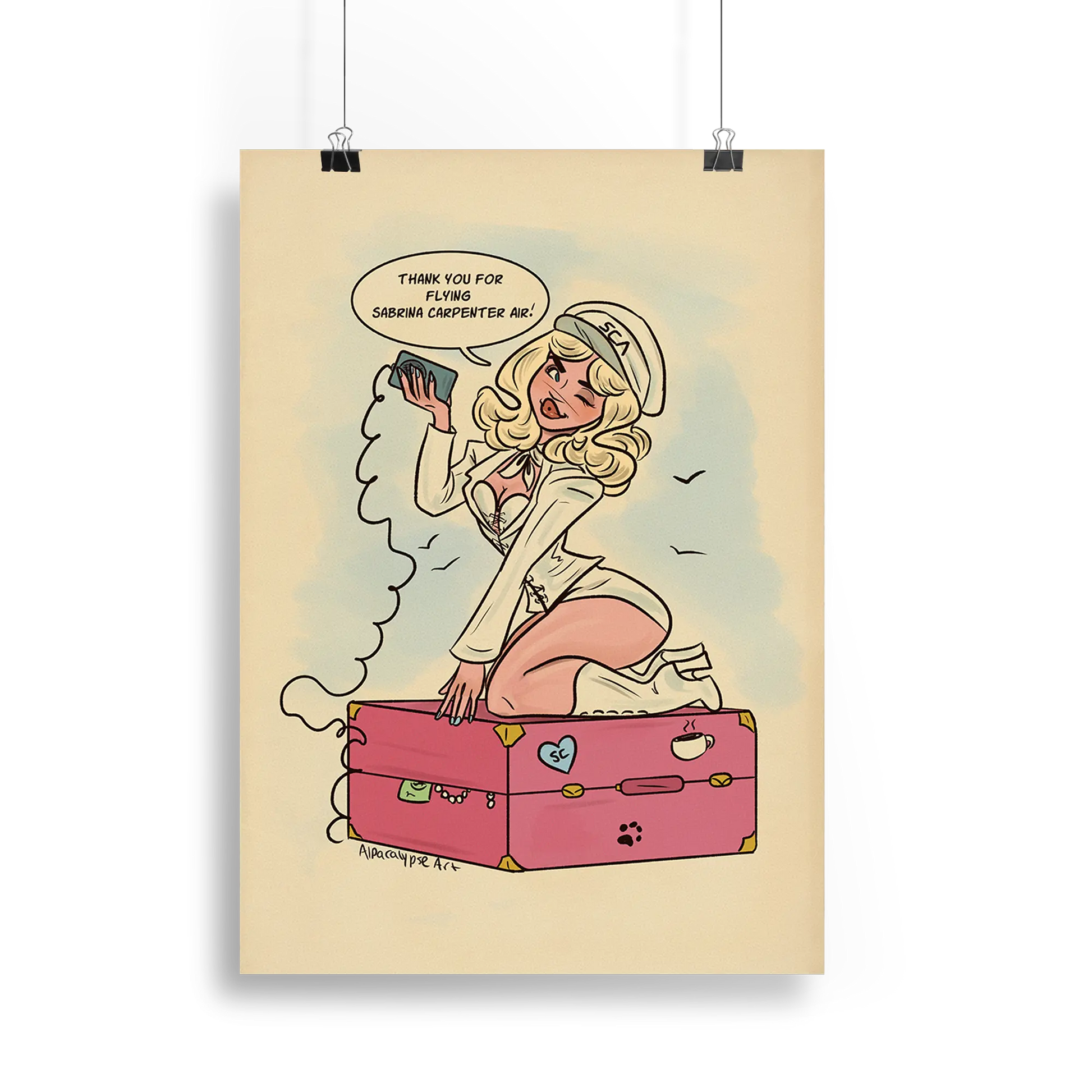Air Child Print Alpacalypse Art