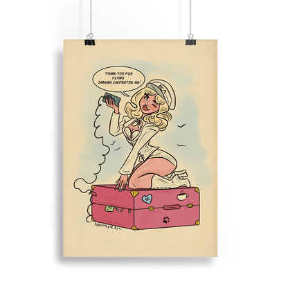 Air Child Print Alpacalypse Art