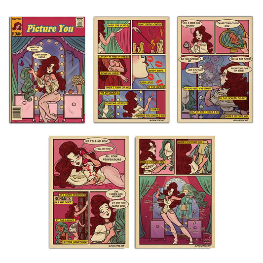 Picture you Comic Book Art Print Bundle (All Pages) Alpacalypse Art