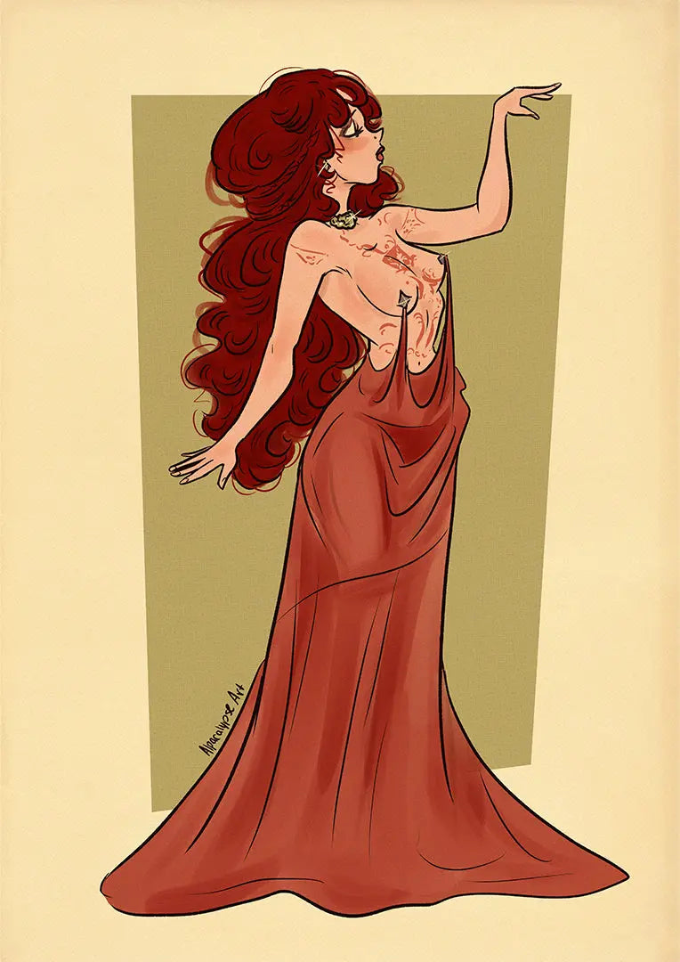 Nippy Chappell Print Alpacalypse Art