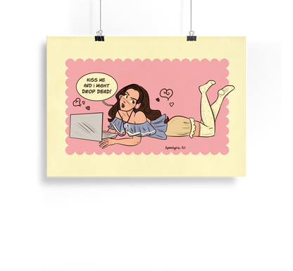 Drop Dead Print Alpacalypse Art