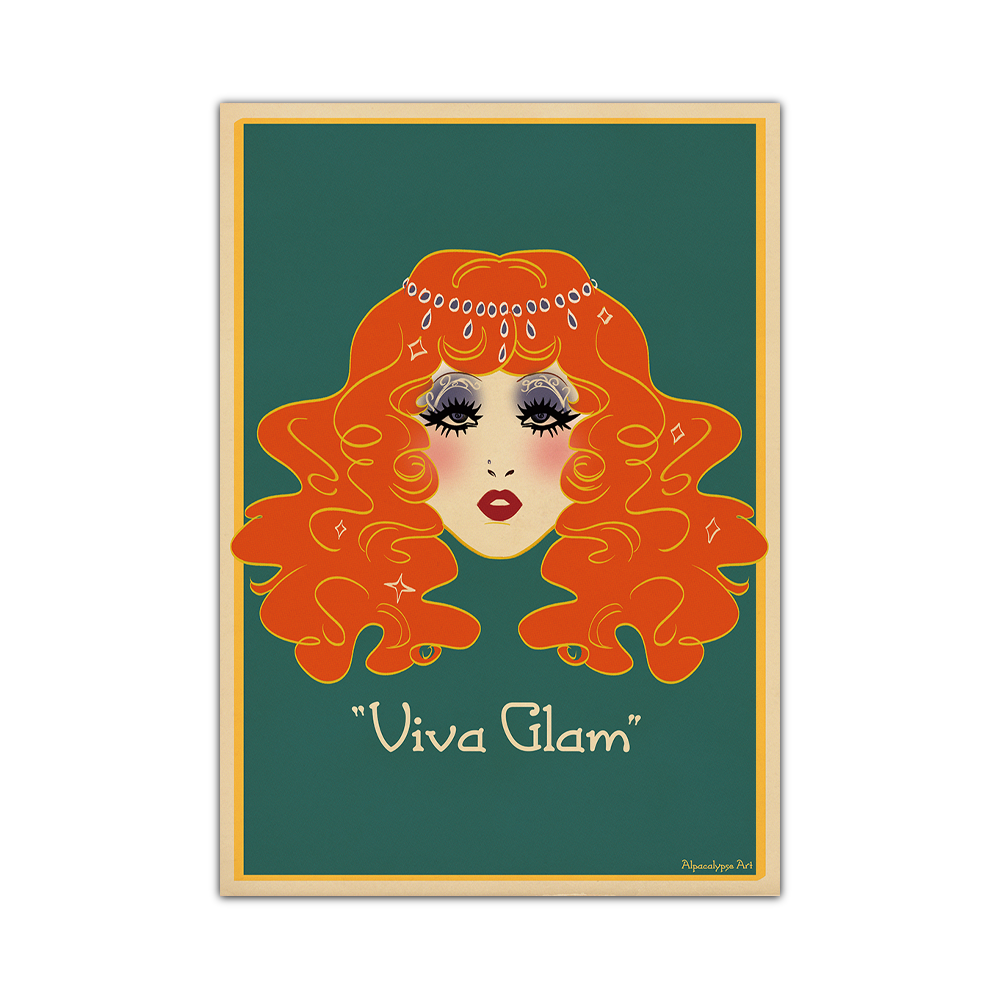 Viva Glam II Art Print Alpacalypse Art