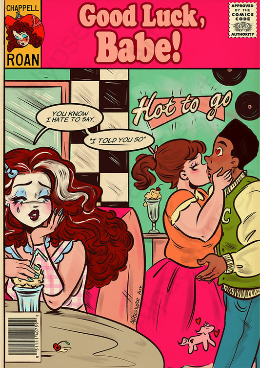 Good Luck, Babe! Art Print