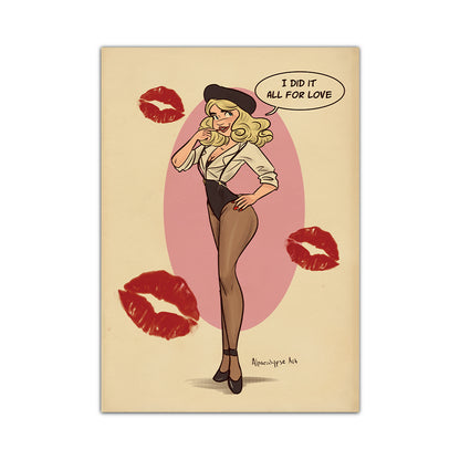 Bring It – Sabrina Carpenter Art Print Alpacalypse Art