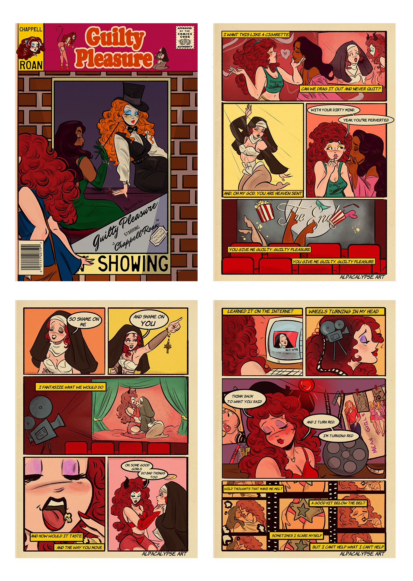 Guilty Pleasure Comic Art Print Bundle (All Pages)